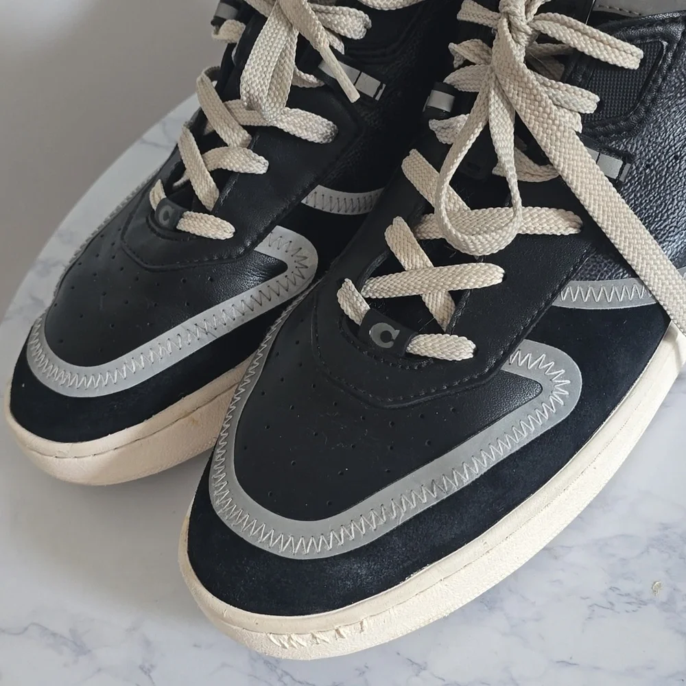 Coach 1941 Black Citysole Signature Court Sneakers - Picture 5 of 11